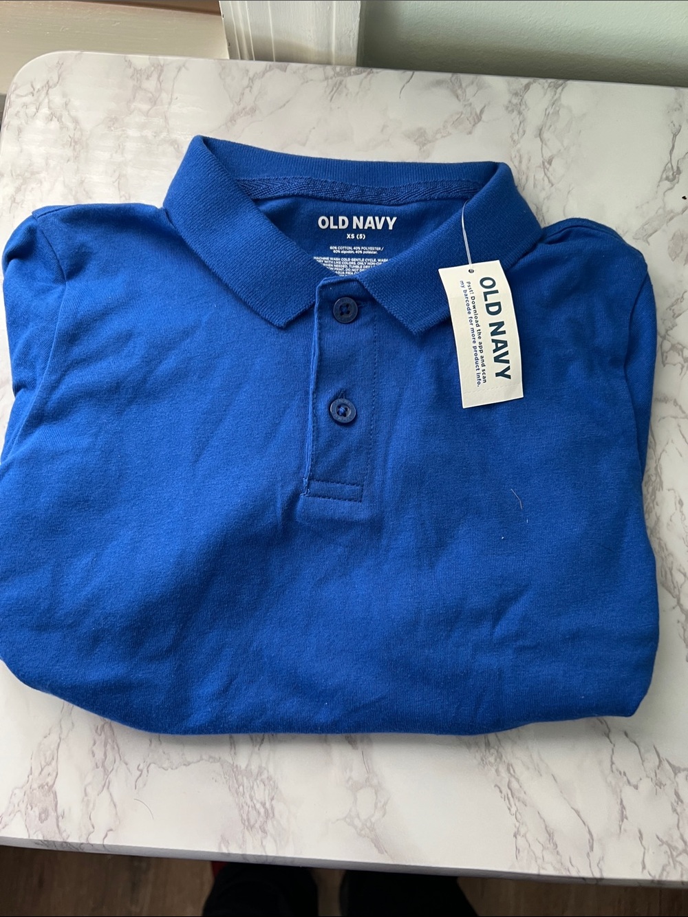 Old Navy kids Blue Polo Shirt with Tag